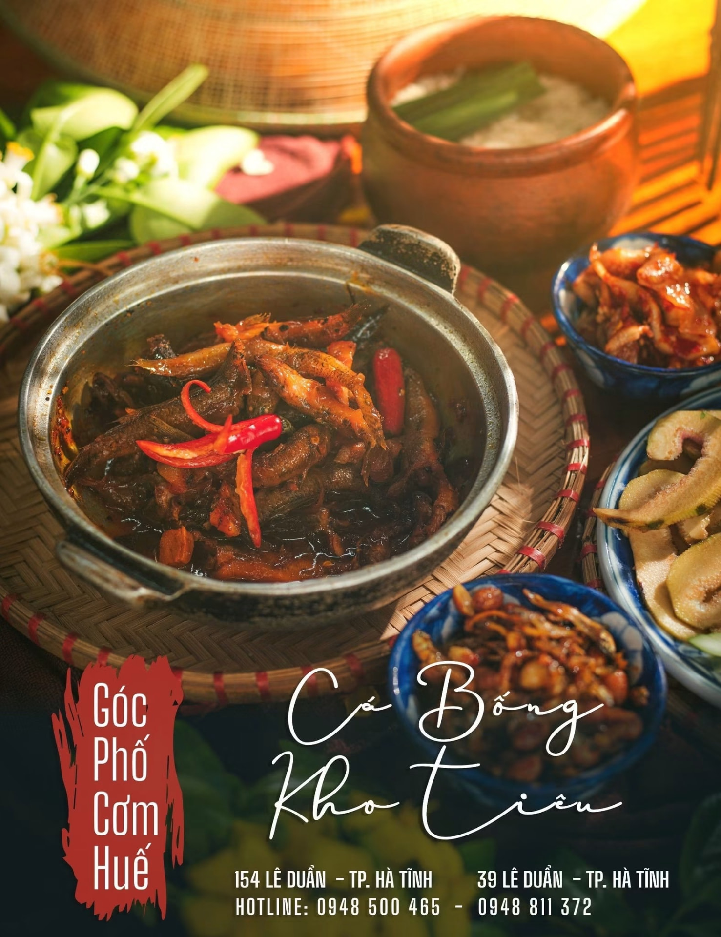 Cá bống kho tiêu tại Góc Phố Cơm Huế